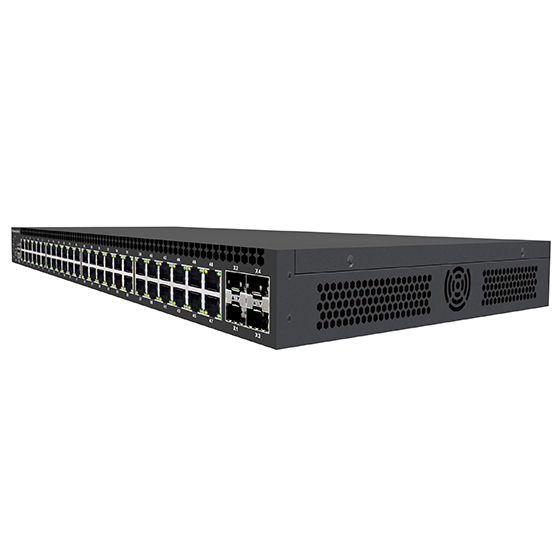 PoE коммутатор управляемый L3 AT-NS-48GP-4TGS/L3-300 (F)